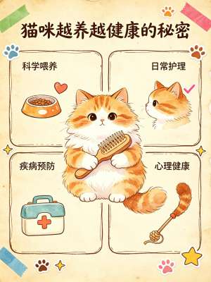 猫咪日常护理 10 个核心要点，新手养猫照着打理少生病