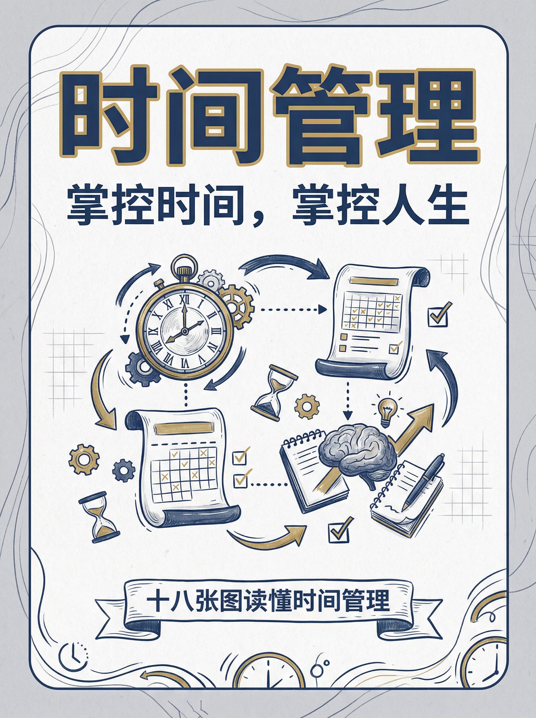 生活时间管理避坑指南|多数人越管理越累的核心误区 + 正确落地做法