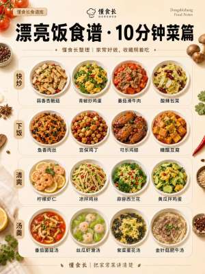 13 道全新家常菜详细做法(步骤极简，荤素搭配、下饭快手全覆盖)