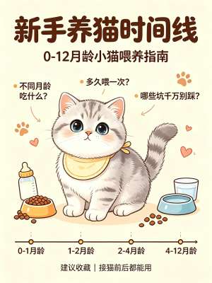 猫咪科学喂养全指南(分年龄段完整版)