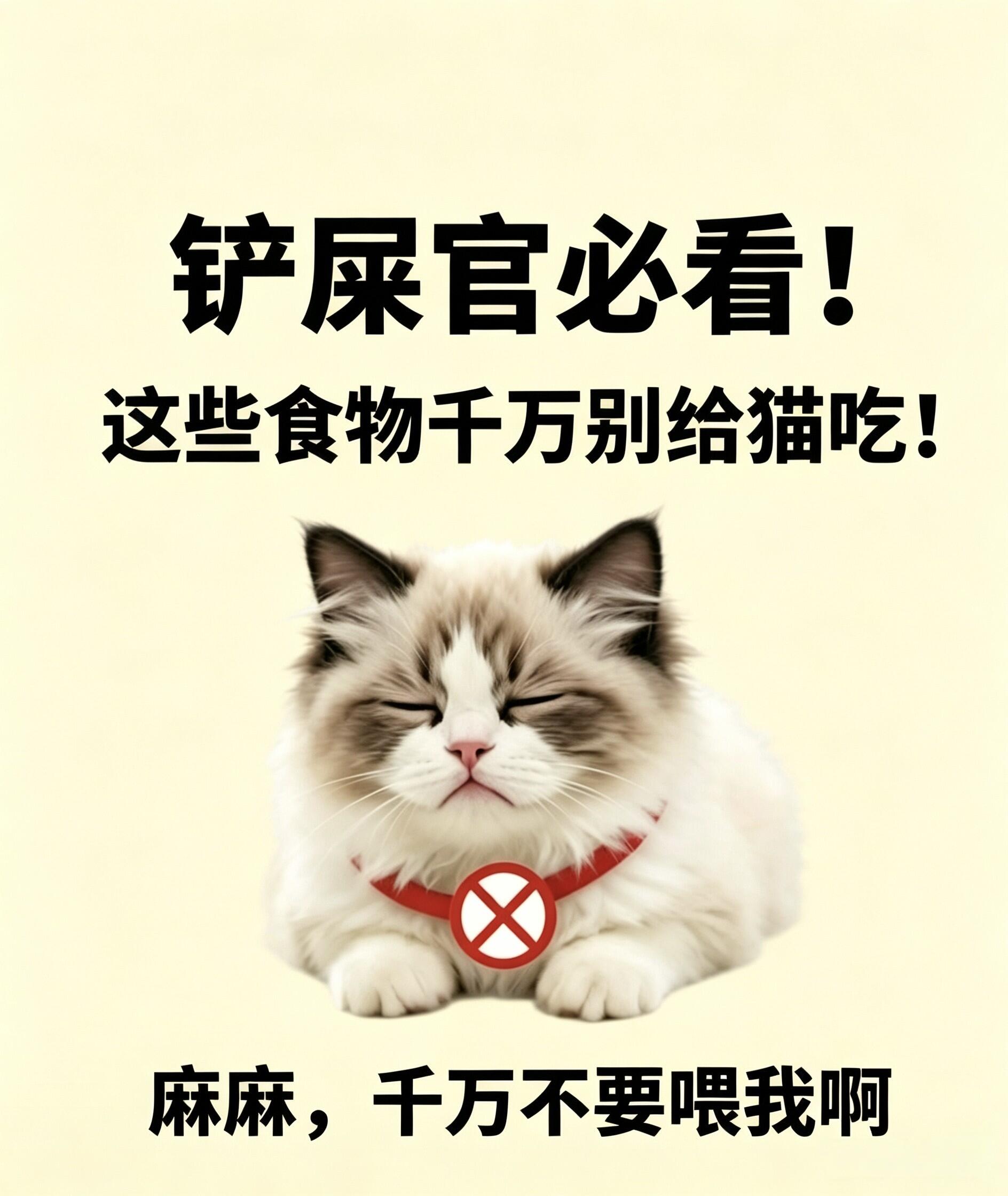 猫咪禁食食物清单|绝对不能吃+慎食食物完整版(养猫必看)