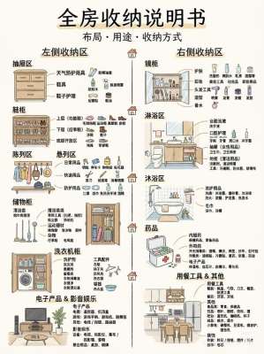 居家生活收纳整理完整指南|零基础全屋收纳