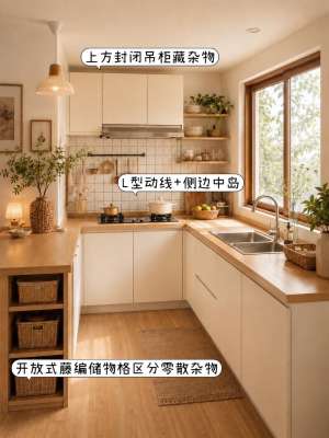 日式风格厨房全攻略：打造治愈整洁、实用耐看的理想家居厨房