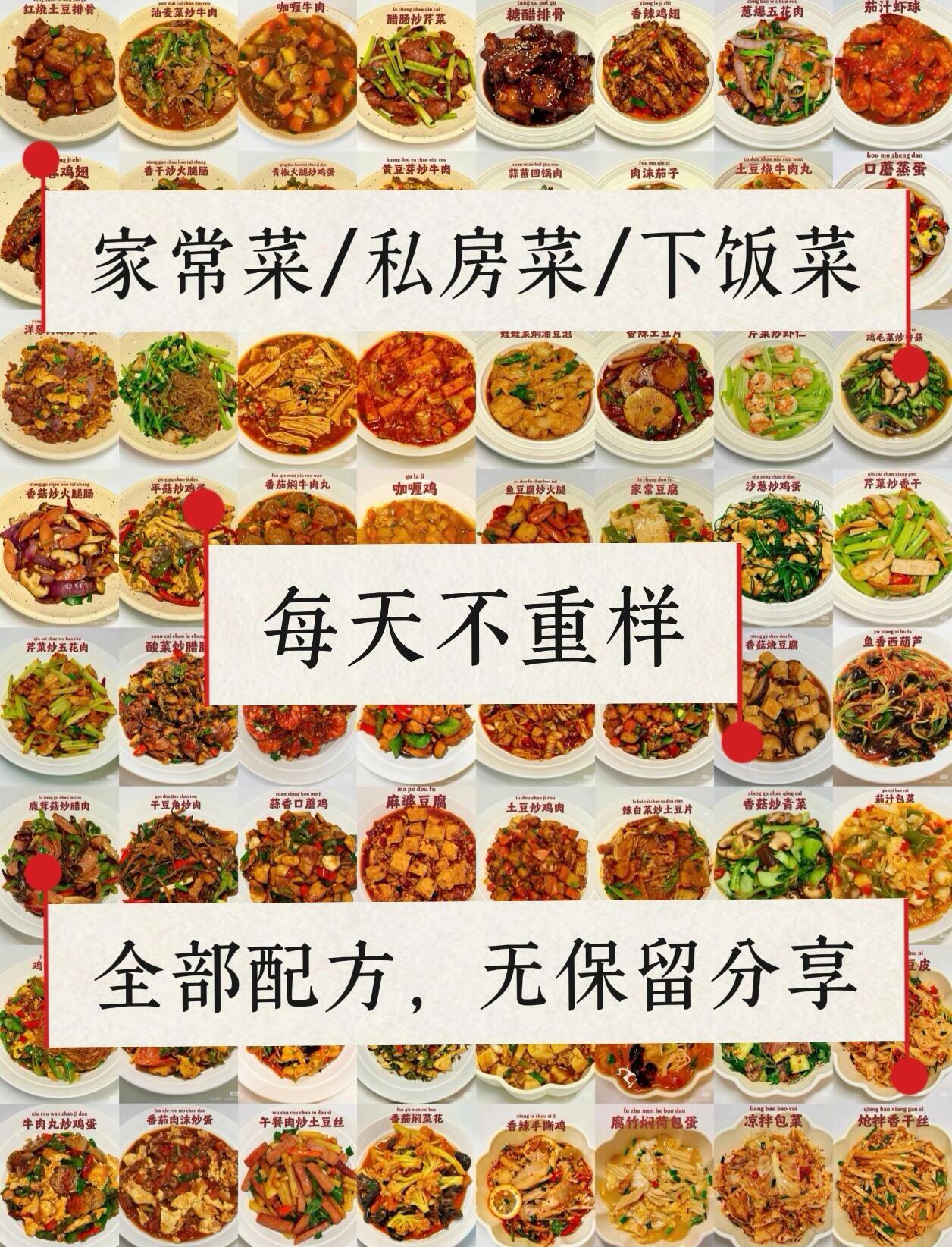 27道家常菜品做法详解|荤素搭配、零失败、家常硬菜全套教程