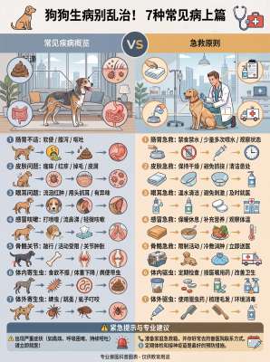 狗狗生病紧急处理方法|家庭应急救命大全(新手必备)