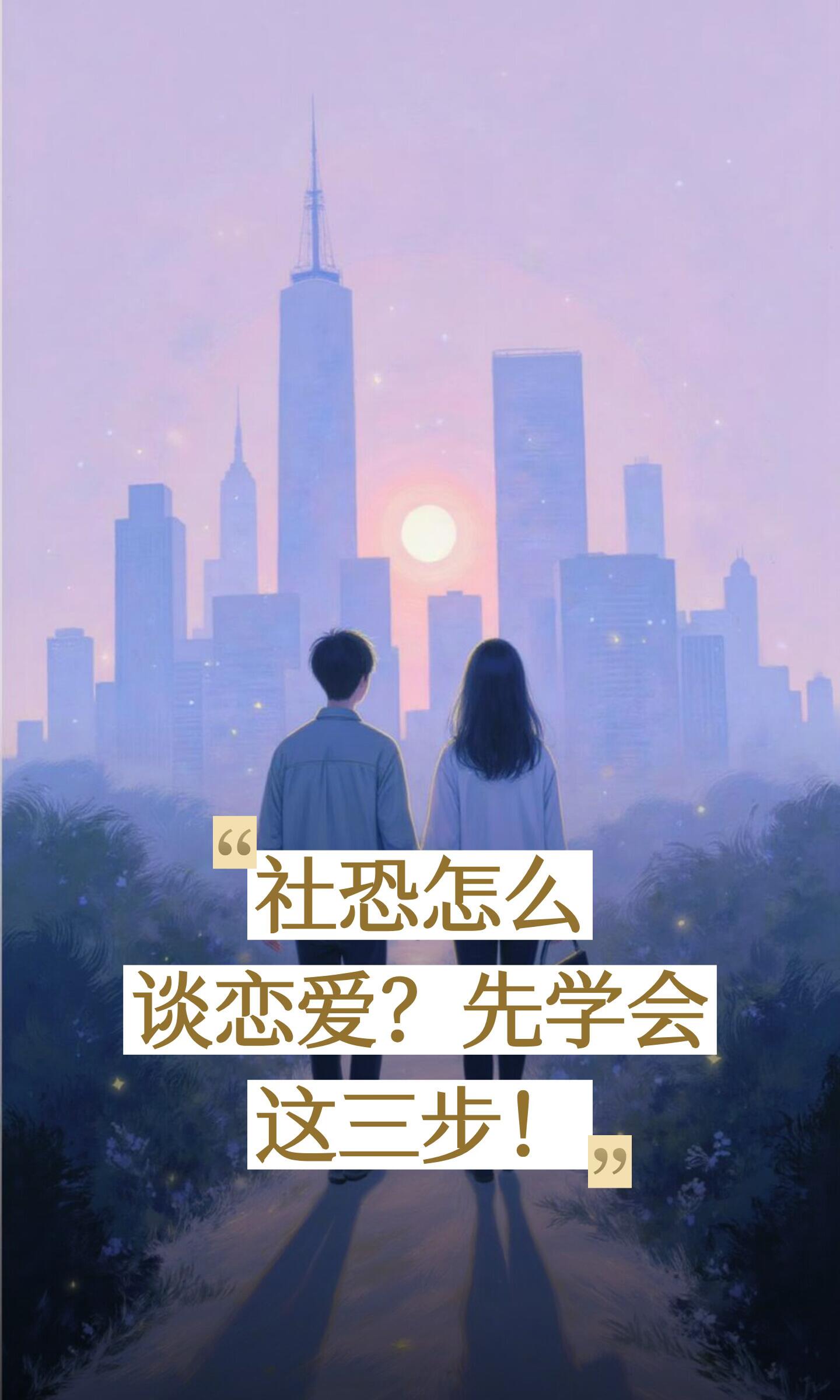 社恐人士脱单恋爱指南|低压力真诚脱单法则