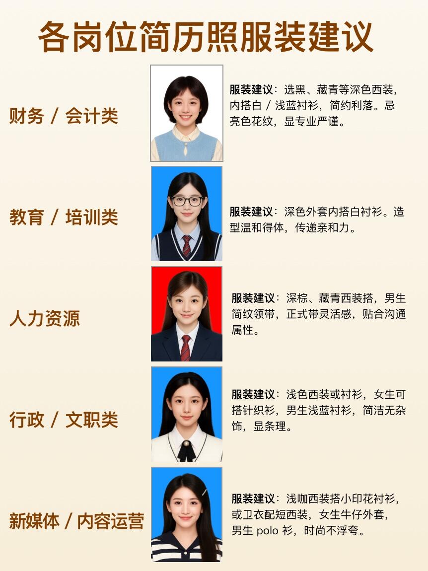 简历照片要求大全|全网通用深度解析