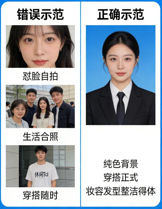 简历照片完整教程+终极避坑指南|HR公认加分标准