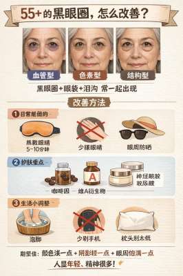 手把手教你去除中年黑眼圈|适配中年人专属实用方法