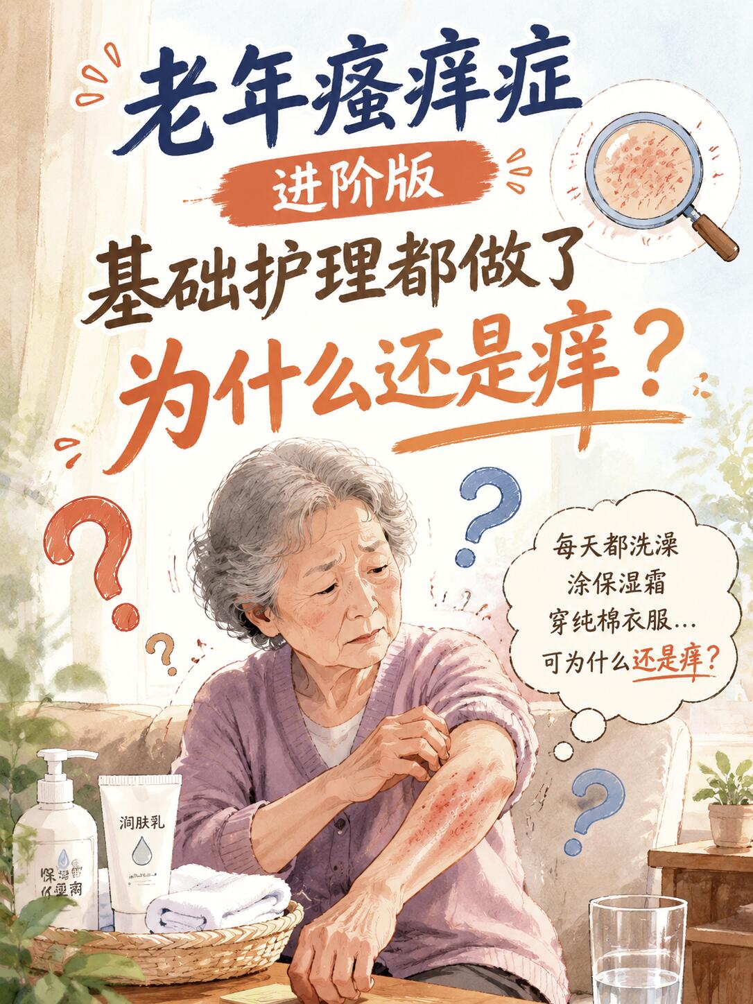 老年人皮肤干燥缺水|权威专家完整解决方案