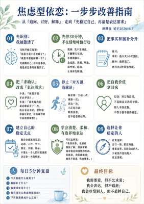 恋爱焦虑症的表现及应对方法(完整专业指南)