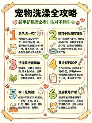 狗狗洗澡频率和完整正确方法|零皮肤病、不打结、不感冒