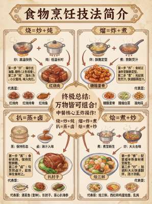 44道复杂名菜详细做法大全(专业技法|零基础可复刻)