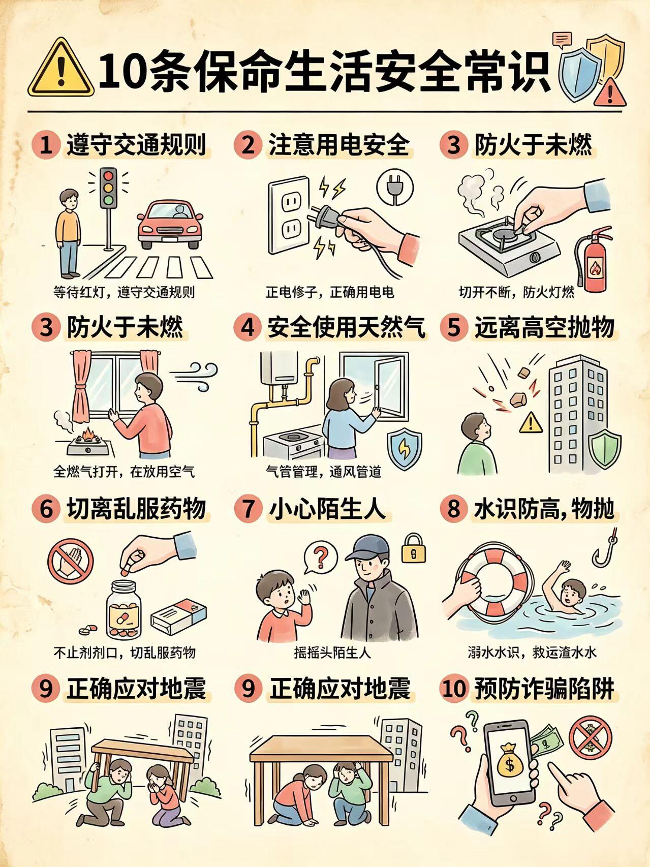 生活安全常识教程：从入门到精通(全民通用完整版)