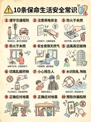 生活安全常识教程：从入门到精通(全民通用完整版)