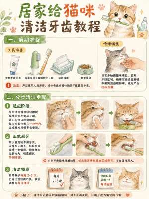 猫咪口腔护理完整指南|零基础刷牙、去口臭、防牙结石、避坑大全