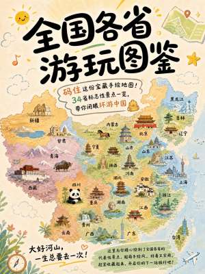 国内48个必去景点推荐|全覆盖、人文山水古城海岛全景清单