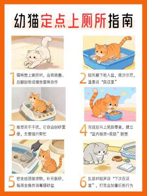 猫咪如厕训练完整方法(零失败、新手通用)