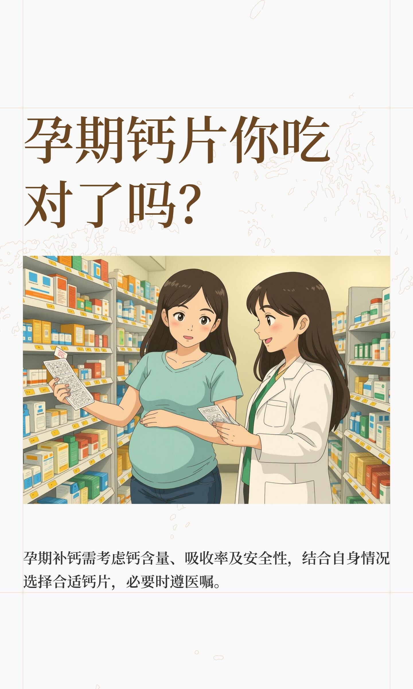 孕期补充钙片全攻略：专家详解注意事项